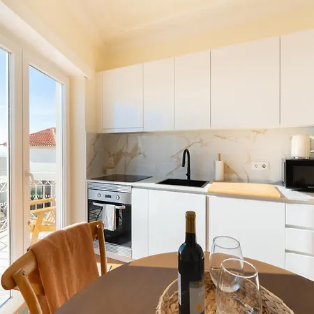 Horizonte Azul - New Renovated With Sea View アパート ナザレ